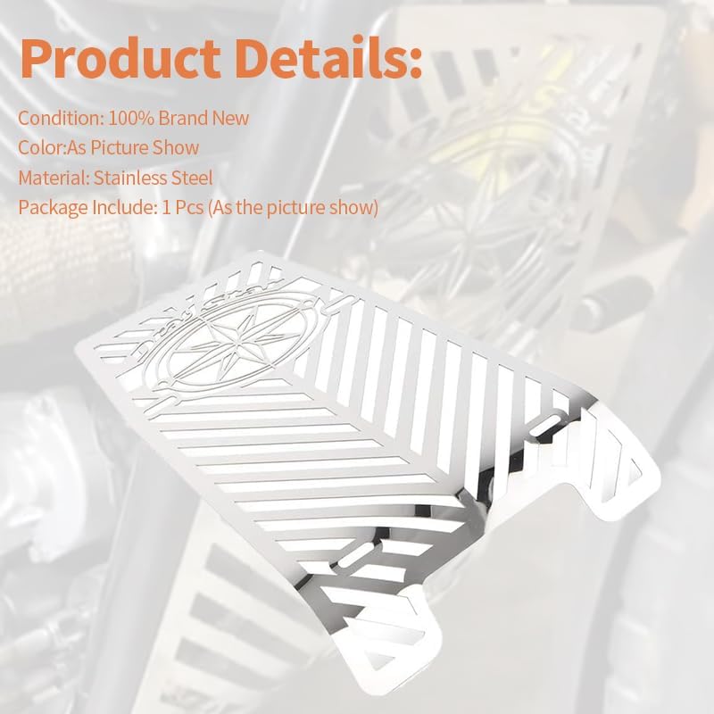 New Radiator Cover Guard Grill Grille Shrouds Cooler Protector Compatible For Yamaha V-Star Vstar 1100 XVS1100 Dragstar Vstar1100 XVS 1100 Classic Custom
