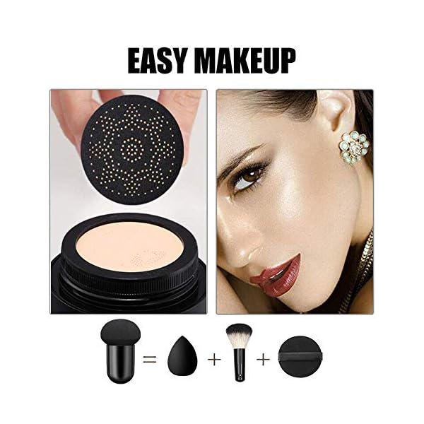 Mushroom-Head-Foundation-Air-Cushion-CC-Cream-Concealer-Long-Lasting-Nude-MakeupOil-ControlLiquid-Foundation-Beauty-Moisturizing-BB-Creamnatural Air Cushion CC Cream Mushroom Head Foundation, SuperThinker Moisturizing BB Cream Makeup Long Lasting Matte Concealer (natural)