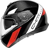 Schuberth C4 Pro Carbon Avio 3K Klapphelm Rot L (59)