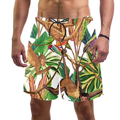 Maillots de bain hommes à séchage rapide short de plage imprimé