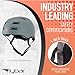 Flybar Bike Helmet- Multi Sport Dual Certified Adjustable Dial, Skateboard Helmet, Roller Skating, Pogo, Electric Scooter, Snowboard, Boys and Girls Kids- Adults Helmets (Grey,S-M)