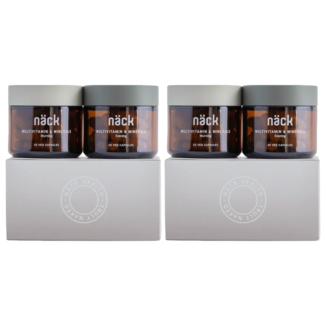 Näck Multivitamin & Mineral Dual Formula | Morning & Evening Formula | Superior Absorbency | 100% RDA for 21 Essential Vitamins and Minerals | 60 Veg Capsule — Amazon image 12