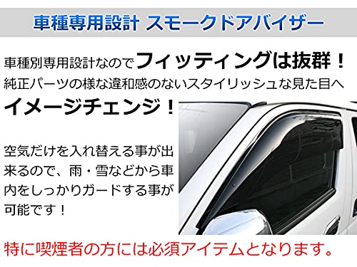 Amazon | TRISTAR'S [ノア ヴォクシー 90系] スモークドアバイザー 4P