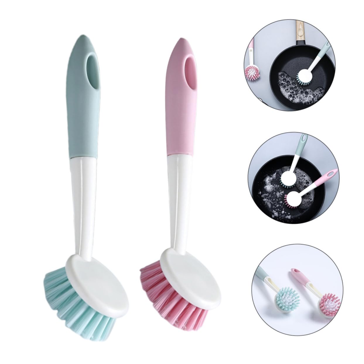 Ipetboom 6piezas Cepillo De Limpieza De Cocina Multiusos para Fregadero y Utensilios Color Aleatorio