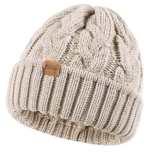 Gorro tejido de invierno para mujer 2 piezas miniatura 3