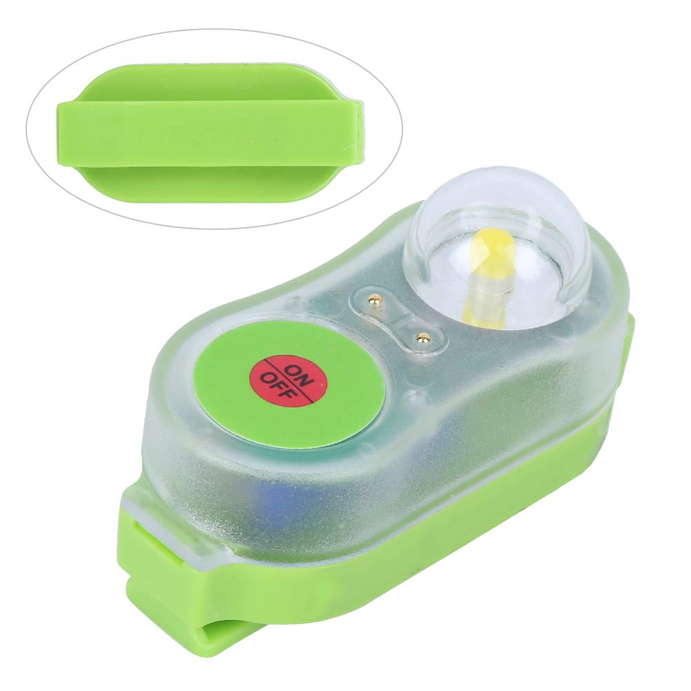 Topyond Luz para Chaleco Salvavidas, Luz para Chaleco Salvavidas Autoiluminada De Agua De Mar JHYD-I, Luz LED De Litio, Llamativa para Atraer Rescate(Azul Verde)