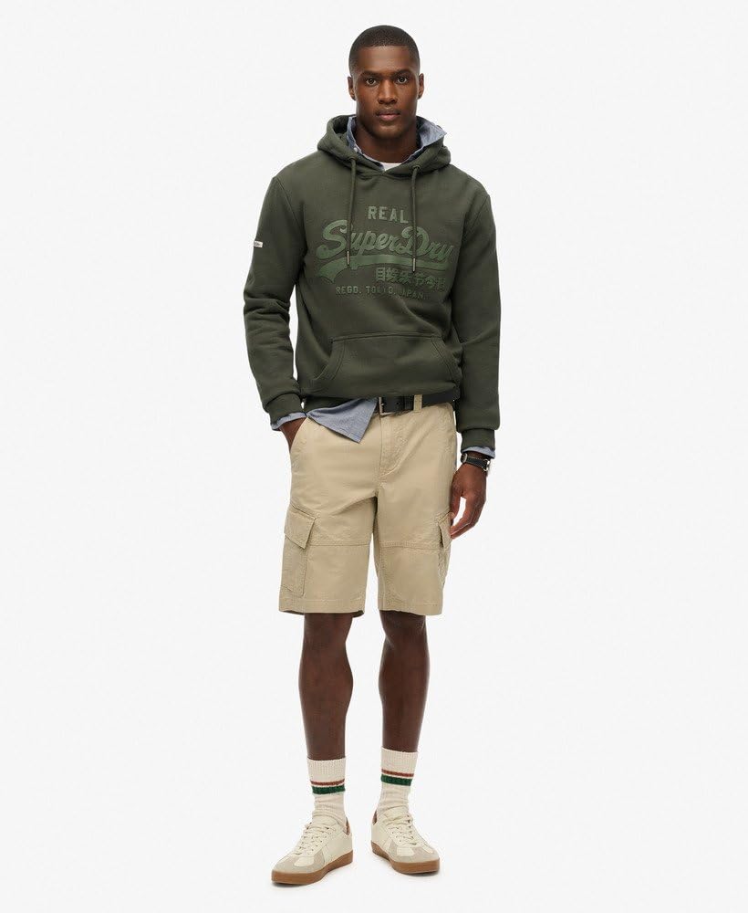 Superdry Męska bluza z kapturem w stylu vintage