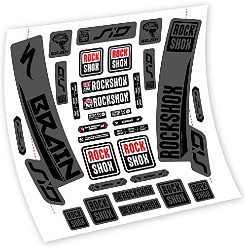 Rock Shox SID Brain 2018 Adesivi in vinile adesivo...