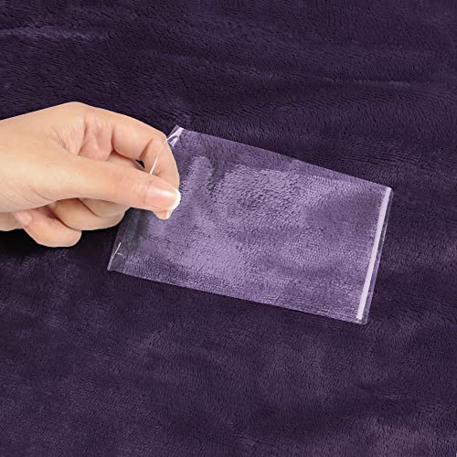 Utopia Bedding Sherpa Bed Blanket Throw Size Plum 480Gsm Plush Blanket Fleece Reversible Blanket For Bed And Couch (60X50 Inches) #TOP3