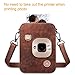 Fintie Carrying Case for Fujifilm Instax Mini LiPlay Hybrid Instant Camera - Premium Vegan Leather Portable Bag Cover with Removable Strap, Brown