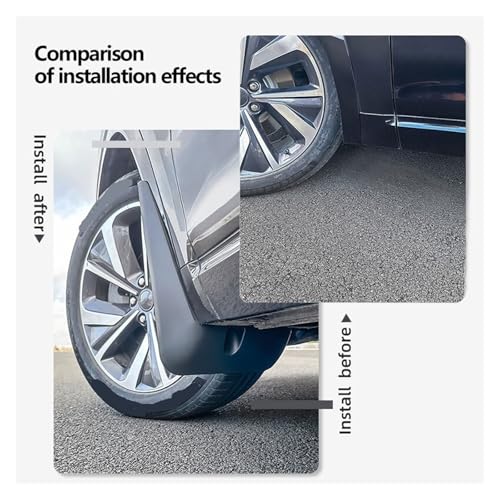 Guardabarros para coche Tesla Model X: protege tu carrocería contra salpicaduras 5
