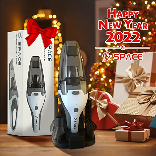Space Handstaubsauger 9000Pa, Akku Handsauger Kabellos mit Ladestation, 11.1V Staubsauger mit Waschbarer Doppel… - Image 3