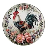 Silencieux et sans tic-tac : cette horloge murale silencieuse est équipée d'un mouvement à quartz silencieux, qui fournit un environnement calme et maintient l'heure exacte pendant que vous lisez, travaillez, pensez, parlez ou dormez. Il vous offrira également un environnement absolument silencieux toute la journée, en particulier la nuit – Tout comme la respiration du bébé, rien de bruit.