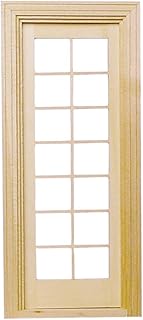 Dollhouse Miniature Single French Door
