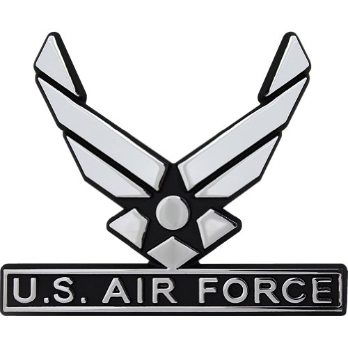 U.S. Air Force Hap Arnold Wings Chrome Emblem