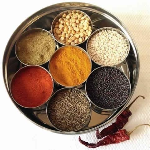 SATYAKI STEELS Stainless Steel Masala Box - Silver