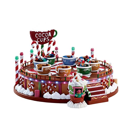 Lemax Cocoa Cups Sugar 'n' Spice 74222-UK manège de Noël