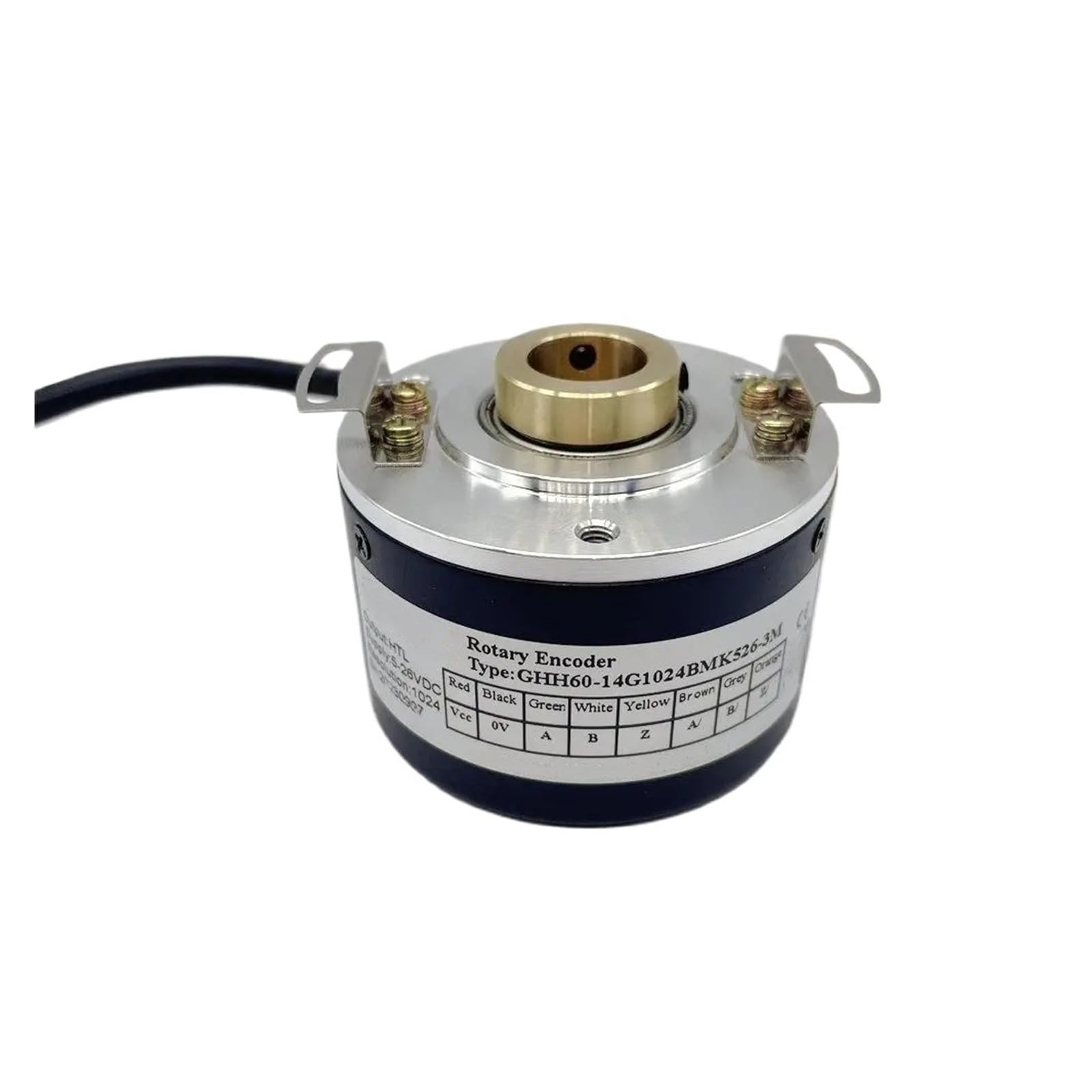 Encodeur creux 14 mm GHH60 capteur de vitesse et déplacement sortie ABZ inversion de signal