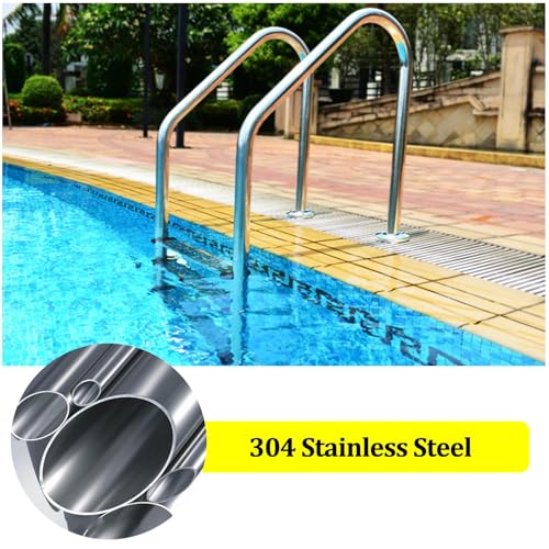 Escalera para piscina con 2 peldaños antideslizantes miniatura 4