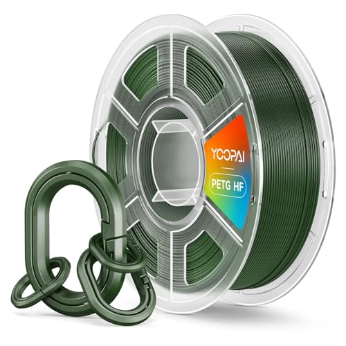 PETG HF Forest Green 30-600mm/s Rapid Printing | Low Stringing High Toughness Odorless Smooth Flow 1KG (2.2lbs) High Speed 3D Printer Filament 1.75mm
