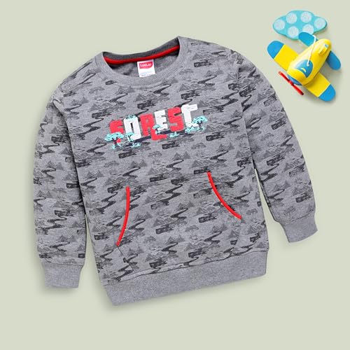Image of LuvLap Baby Boys Full Sleeve Sweatshirt & Pyjama Set Pack of 1
