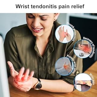 Yesimola 1 Paio Polsiera per Tendinite Polso, Guanti da Artrite, Tutore Polso Tunnel Carpale, Tutore Pollice Sinistro Destro per Tunnel Carpale Pollice Dolore e Infortuni, Tendinite e Slogature
