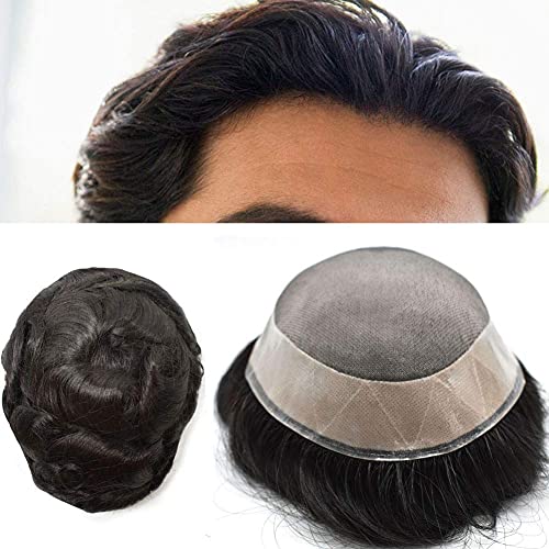 LYRICAL HAIR 100% Human Hair Toupee For Men Fine Mono Lace Mens Toupee 1 LYRICAL HAIR 100% Human Hair Toupee For Men Fine Mono Lace Mens Toupee 1