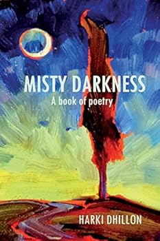 Paperback Misty Darkness, a book of poetry. Book