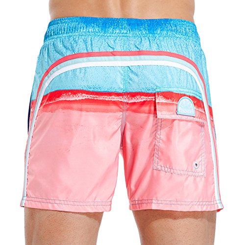 Sundek M504BDP030WT/-BS/RB-ELASTIC WAIST 14