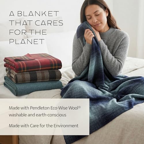 Image of Pendleton Eco-Wise 100% Wool Blanket, Responsibly Sourced, Heirloom Quality