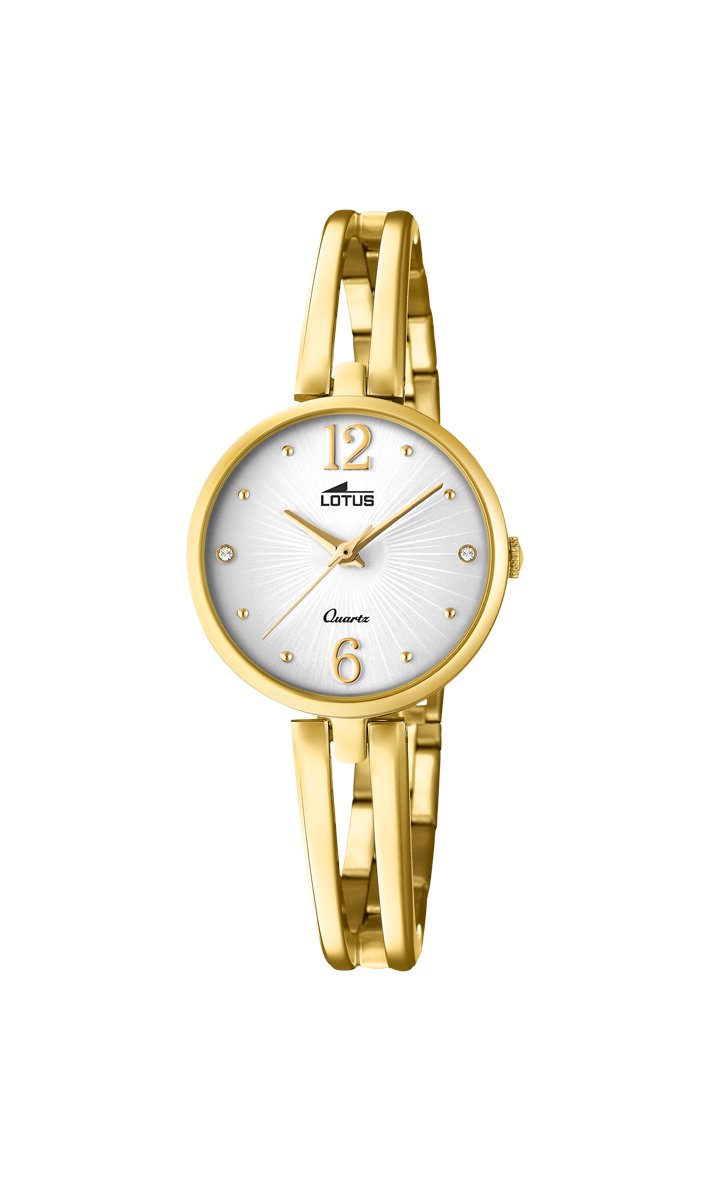 Lotus WatchesReloj Análogo clásico para Mujer de Cuarzo con Correa en Acero Inoxidable 18443/1