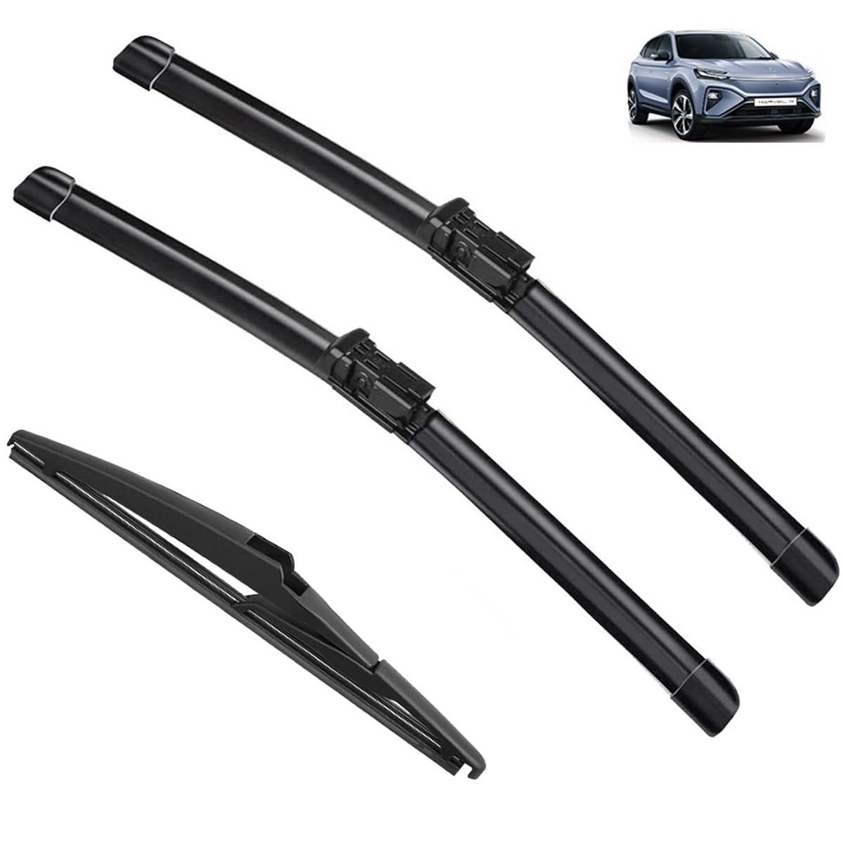 Tergicristallo Anteriore, Set di spazzole tergicristallo per MG Marvel R 2021D 2022 2023, lunotto Posteriore di Lusso, spazzole per Parabrezza, Accessori per Auto, ricariche in Gomma,