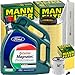 Produktbild Mann Inspektionspaket + 5L 5W-20 Öl passend für CMAX Focus 3 ECOBOOST