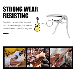 Vaguelly 1 Set Banjo Classique Durable Modifié Exquis pour Guitares en Alliage Accordeur Clips De Basse en Métal Argent… - Les Beatles, Paul McCartney, John Lennon, RIngo Starr, George Harrison Vaguelly 1 Set Banjo Classique Durable Modifié Exquis pour Guitares en Alliage Accordeur Clips De Basse en Métal Argent… – Image 2