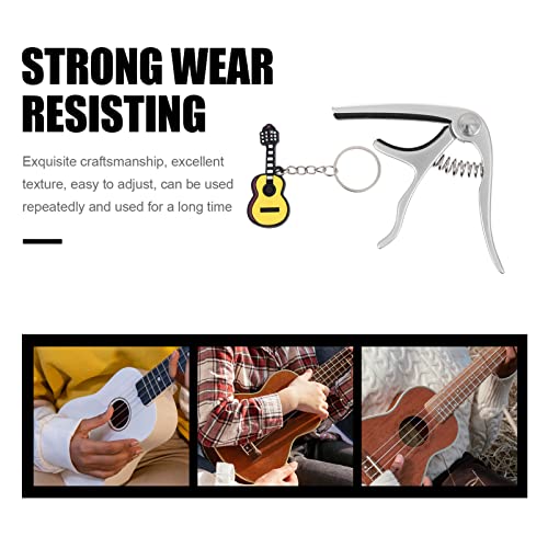Vaguelly 1 Set Banjo Classique Durable Modifié Exquis pour Guitares en Alliage Accordeur Clips De Basse en Métal Argent… - Les Beatles, Paul McCartney, John Lennon, RIngo Starr, George Harrison Vaguelly 1 Set Banjo Classique Durable Modifié Exquis pour Guitares en Alliage Accordeur Clips De Basse en Métal Argent… – Image 3
