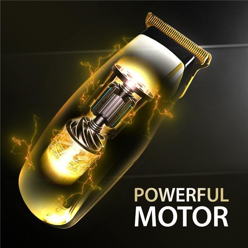 Miniatura 3 de Cutting Edge Recortadora de batería para hombres, hipoalergénica, compacta, con 3 peines guía (0.118 in, 0.236 in, 0.394 in), cuchillas