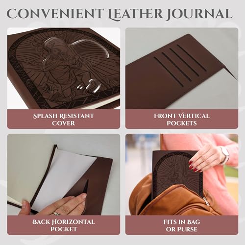 Journal en cuir gravé pour préserver vos pensées et notes - 5