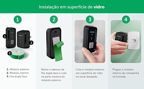 Campainha Sem Fio com Bateria Intelbras CIB 101 Branco