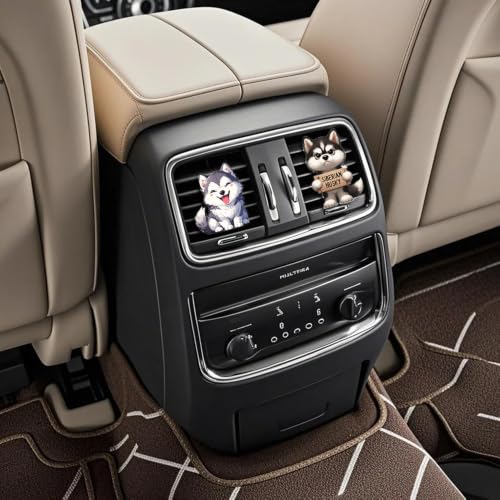 Image of Cute Car Air Freshener Clips,Cute Dog Car Vent Clip,Car Vent Decoration Accessories,Auto Air Conditioner Clip,Automotive Interior Decoration Gifts for Girls and Women