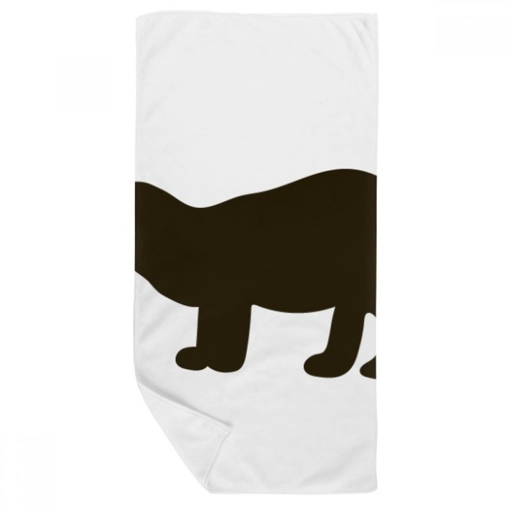 Gant de toilette serviette de bain multicolore 35x70cm absorbante