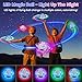 NWLAEWR Flying Orb Ball Toy, Hand Controlled Hover Ball with LED Lights, 360° Rotating Boomerang Globe, Mini Drone Spinner for Kids, Ideal Birthday & Festival Gift for Boys Girls, 2 Pack - Blue&Purple