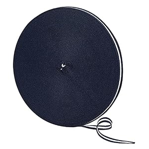 GORGECRAFT 45M Ruban en Tissu Double Face 10mm de Large Ruban à Rayures Blanches Bleues Multicolores Ruban de Satin Rouleaux pour Emballage Cadeau Arts Capillaires Artisanat Bricolage