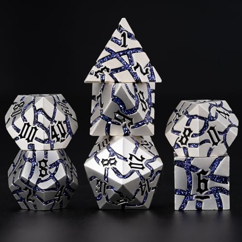 �_�C�X�Z�b�g D&D �_���W�����Y�A���h�h���S���Y �_�C�X D20 ���^�� DND �_�C�X�Z�b�g �{�b�N�X�t�� ���ʑ� ���[���v���C���O�T�C�R�� D12 D10 D% D8 D6 D4 MTG RPG �{�[�h�Q�[���p (�p�[���V���o�[�p�[�v��)