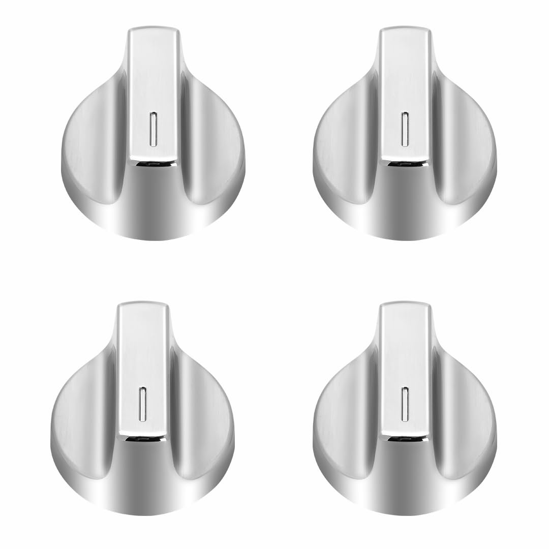Sieri W10339425 W10339451 Knobs for Whirlpool WFE510S0AS0 WFC310S0AS0 WFE330W0AS0 WFE520C0AS0 WFE524CLAS0 WFE524CLBS0 WFE525C0BS0 WFC310S0AB0 WFC310S0AT0 Electric Stoves Replace W10490038 knobs