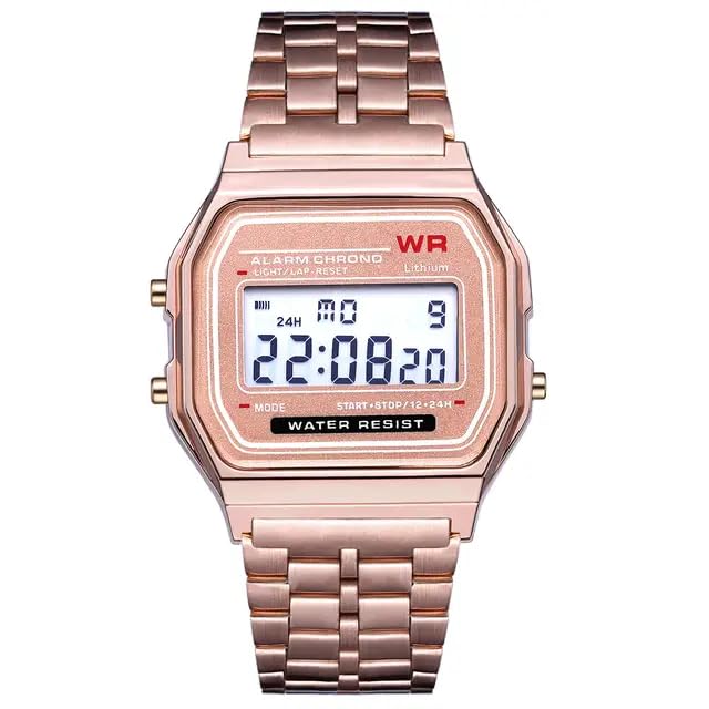 Bleaws Vintage Series Digital Rose Gold Dial Men & Women Watch (Gold, Stainless Steel) (B0CZMN38K9) Amazon Price History, Amazon Price Tracker