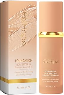 Light Spectrum - Suero de base con SPF 50, te...