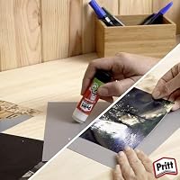 Pritt Klebestift, sicherer und kinderfreundlicher Kleber für Kunst und Bastelarbeiten, starker Klebstoff für Schule & Bürobedarf, 4x43g Pritt Stift – Ansicht 7