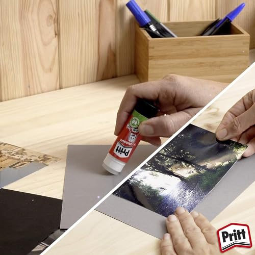 Pritt Klebestift, sicherer und kinderfreundlicher Kleber für Kunst und Bastelarbeiten, starker Klebstoff für Schule & Bürobedarf, 24x22g Pritt Stift