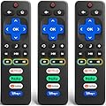 (Pack of 3) Remote for Roku-TV-Remote-Control-Replacement,Compatible with TCL Roku/Onn Roku/Hisense Roku/Sharp Roku/Philips Roku Smart TVs (Not for Roku Stick and Box)
