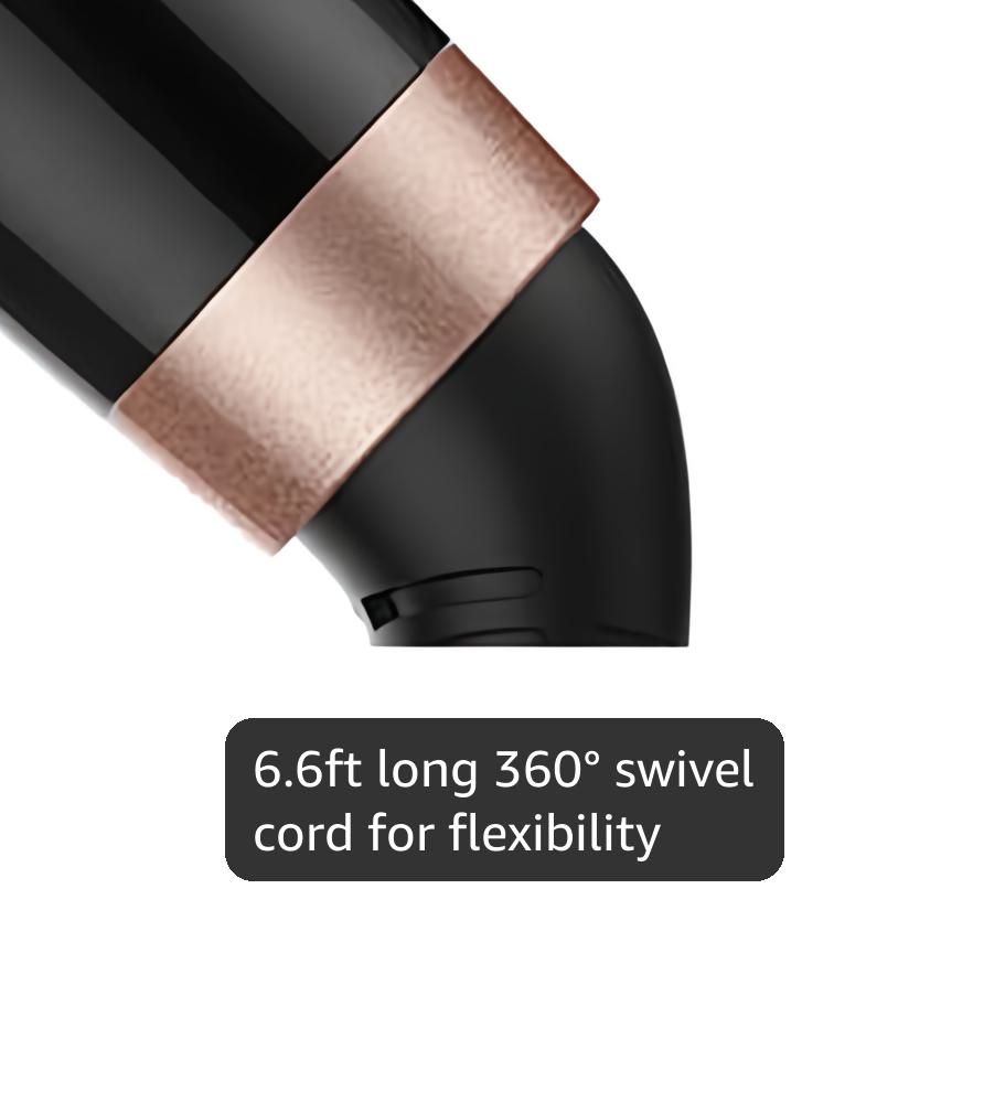 2 Inch Curling Iron Extra Long Barrel for Long Hair, Large Barrel Curling Wand Ceramic Tourmaline with LCD Display,10 Temps, Dual Voltage